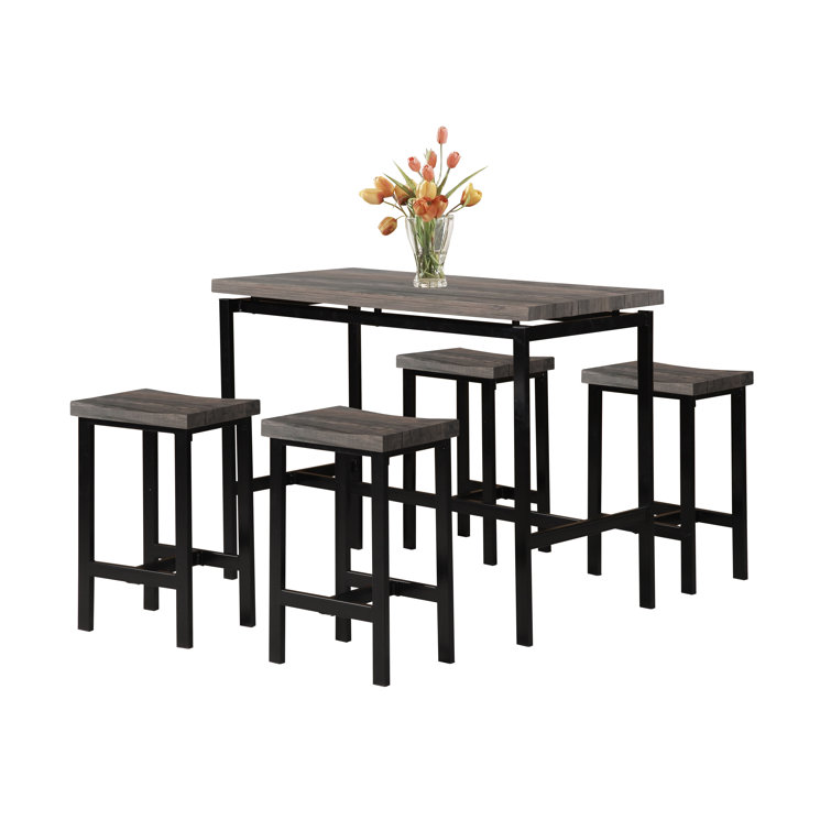 Denzel 5 Piece Counter Height Dining Set